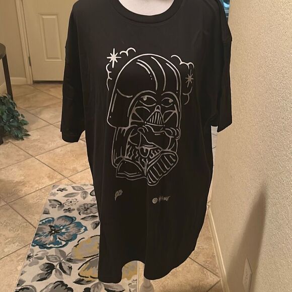 Stance Mens XL Short Sleeve Darth Vader Tee Shirt Black Star Wars Streetwear New - Picture 1 of 11